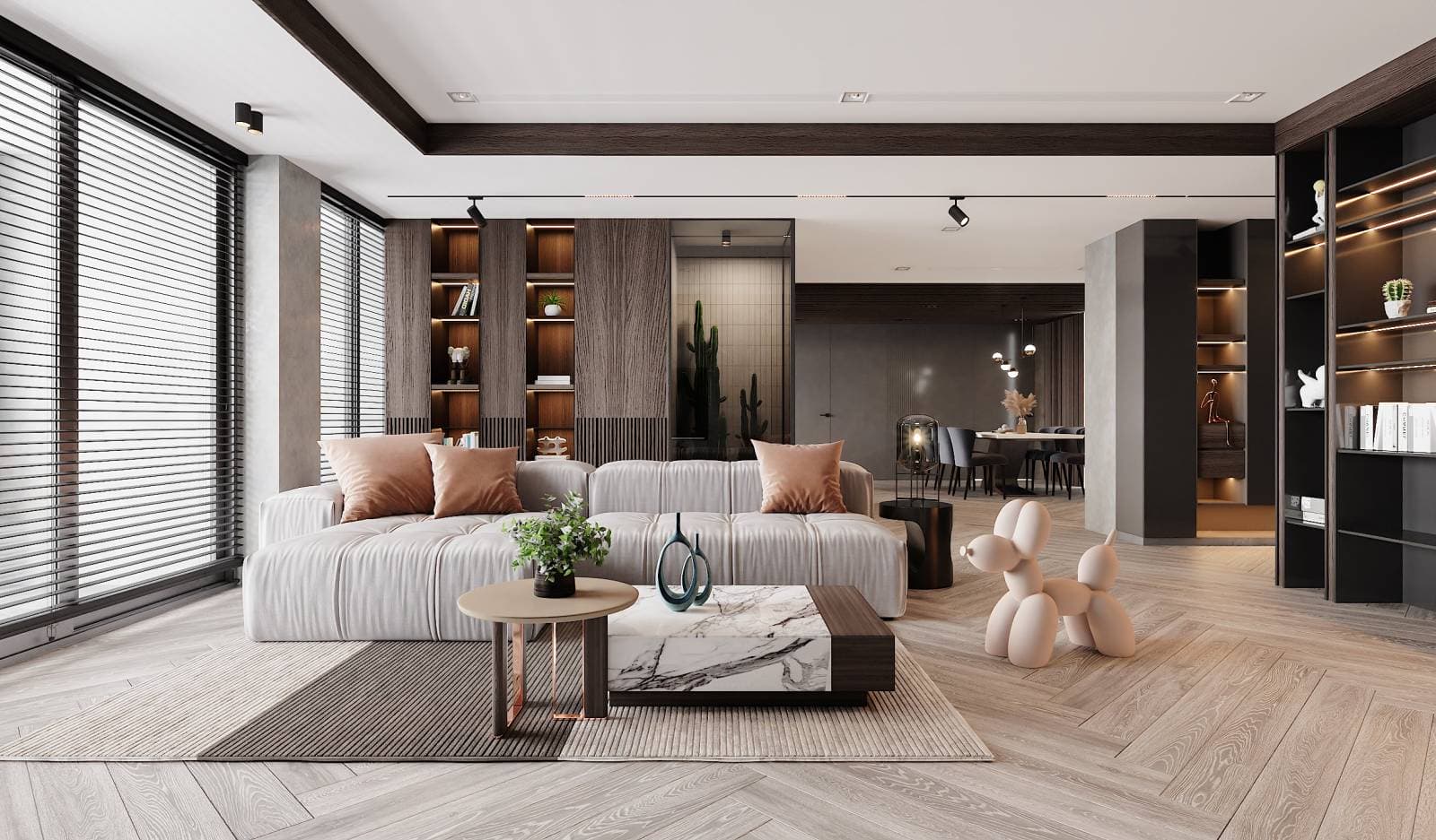 Bán căn hộ 4 phòng ngủ diện tích 172m2 chung cư Essensia ban công Tây Tứ Trạch view bể bơi
