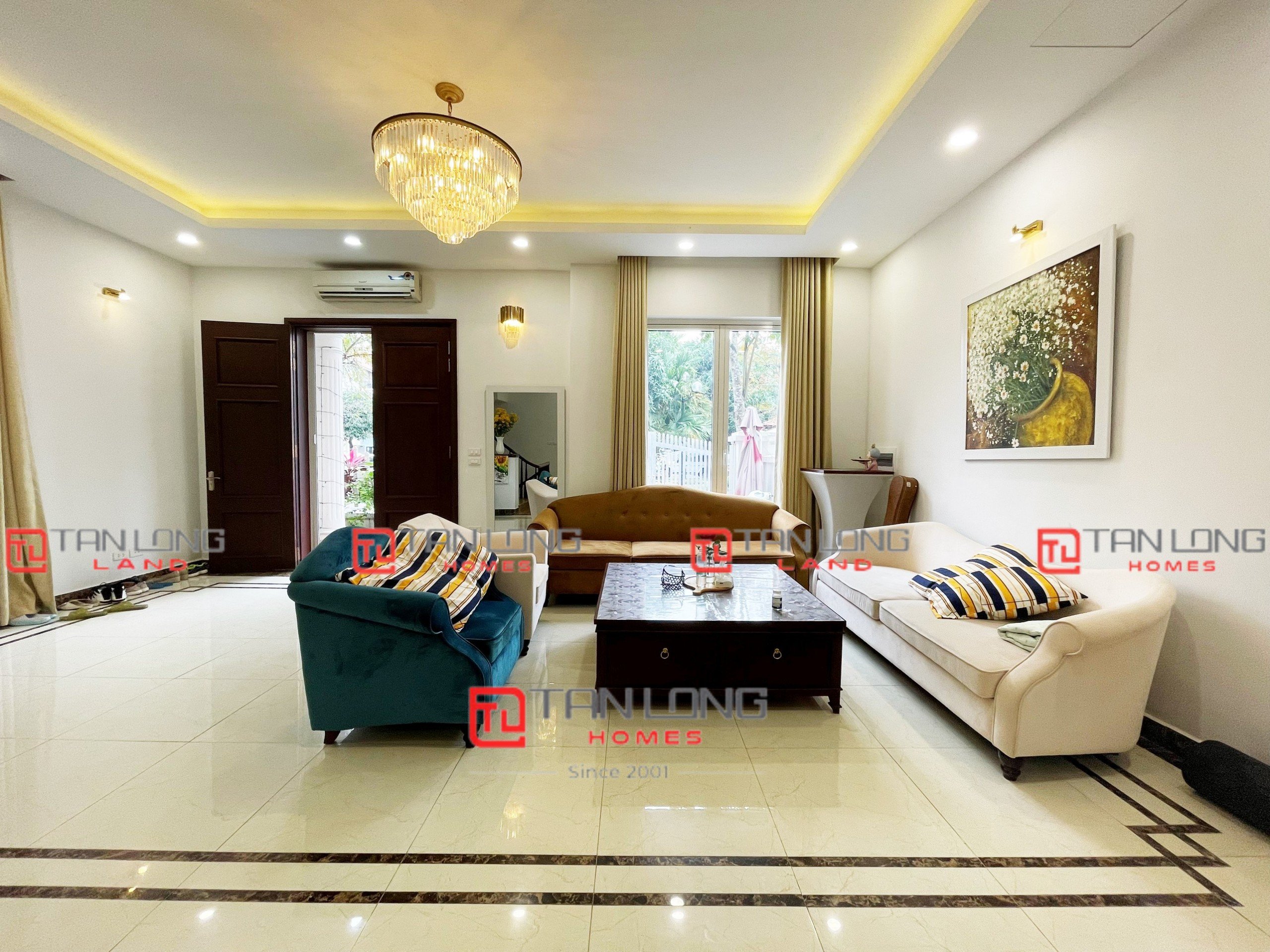 Cho thuê nhà biệt thự song lập Splendora Villas hướng Tây Tứ Trạch, căn đẹp nhất dự án!