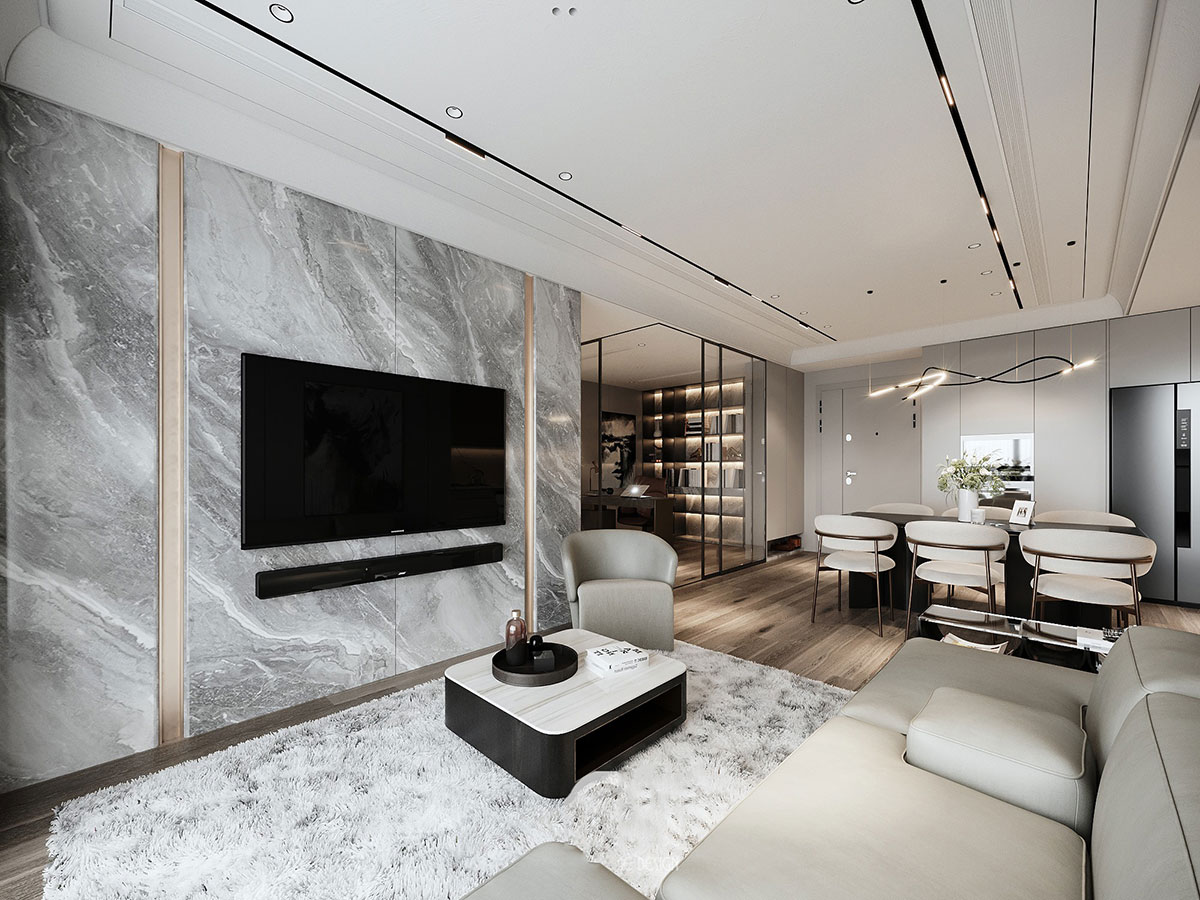 Cho thuê căn góc 3 phòng ngủ chung cư Essensia diện tích 144m2 full đồ ban công Tây Nam