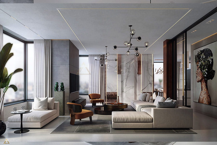 Cho thuê nhanh căn hộ Penthouse chung cư Essensia hướng Tây view rộng thoáng đủ đồ